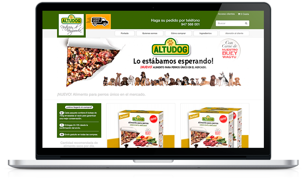 Tienda online Altudog